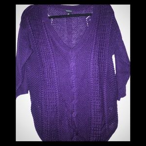 Torrid purple sweater